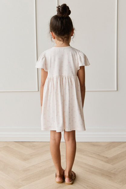Organic Cotton Dahlia Dress - Pauline Pink