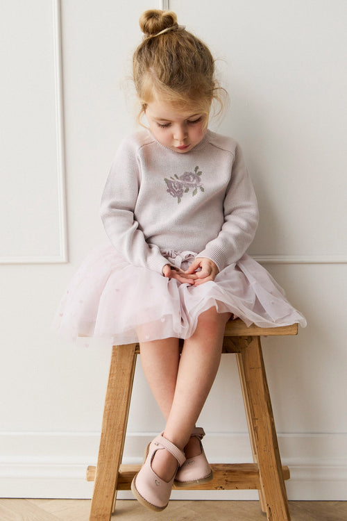 Lillian Jumper - Jacquard Gray Lilac
