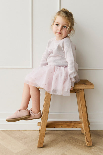 Lottie Skirt - Petite Heart Flocking