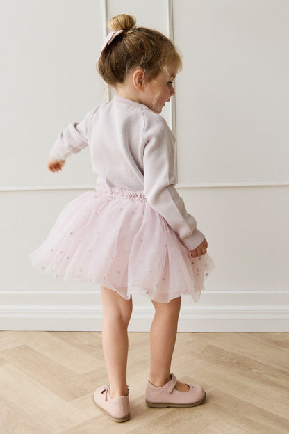 Lottie Skirt - Petite Heart Flocking