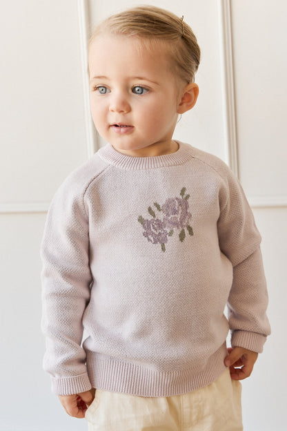 Lillian Jumper - Jacquard Gray Lilac