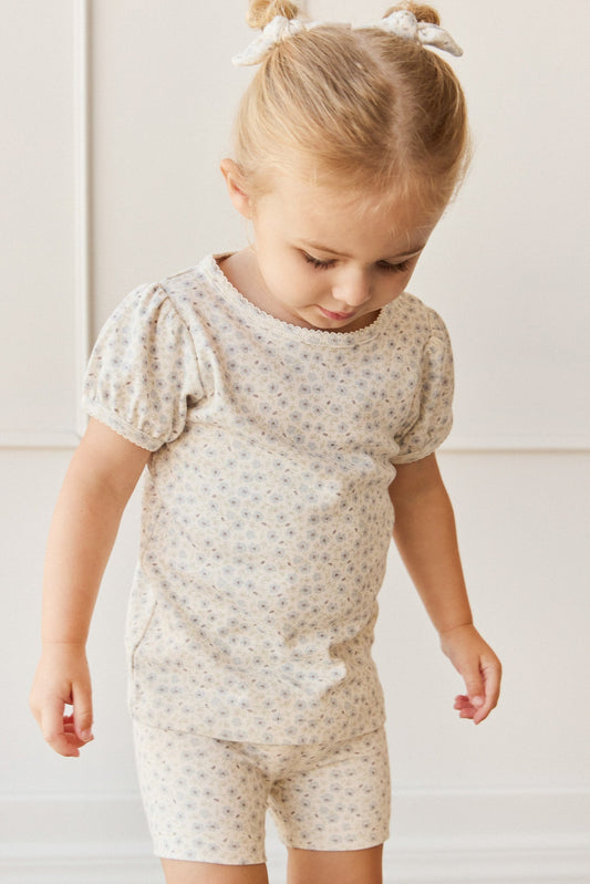 Organic Cotton Prarie Top - Penelope Evening Haze