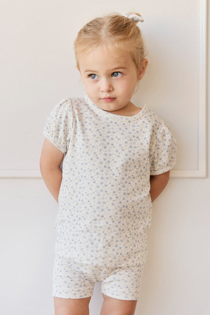 Organic Cotton Prarie Top - Penelope Evening Haze