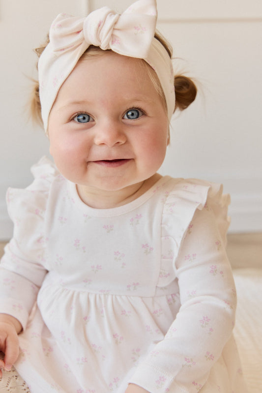 Organic Cotton Vivienne Playsuit - Pauline Pink