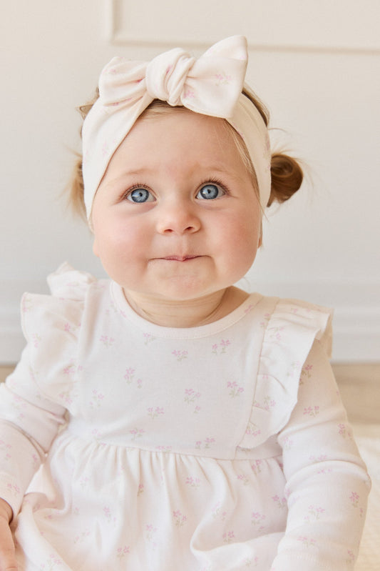 Organic Cotton Headband - Pauline Pink