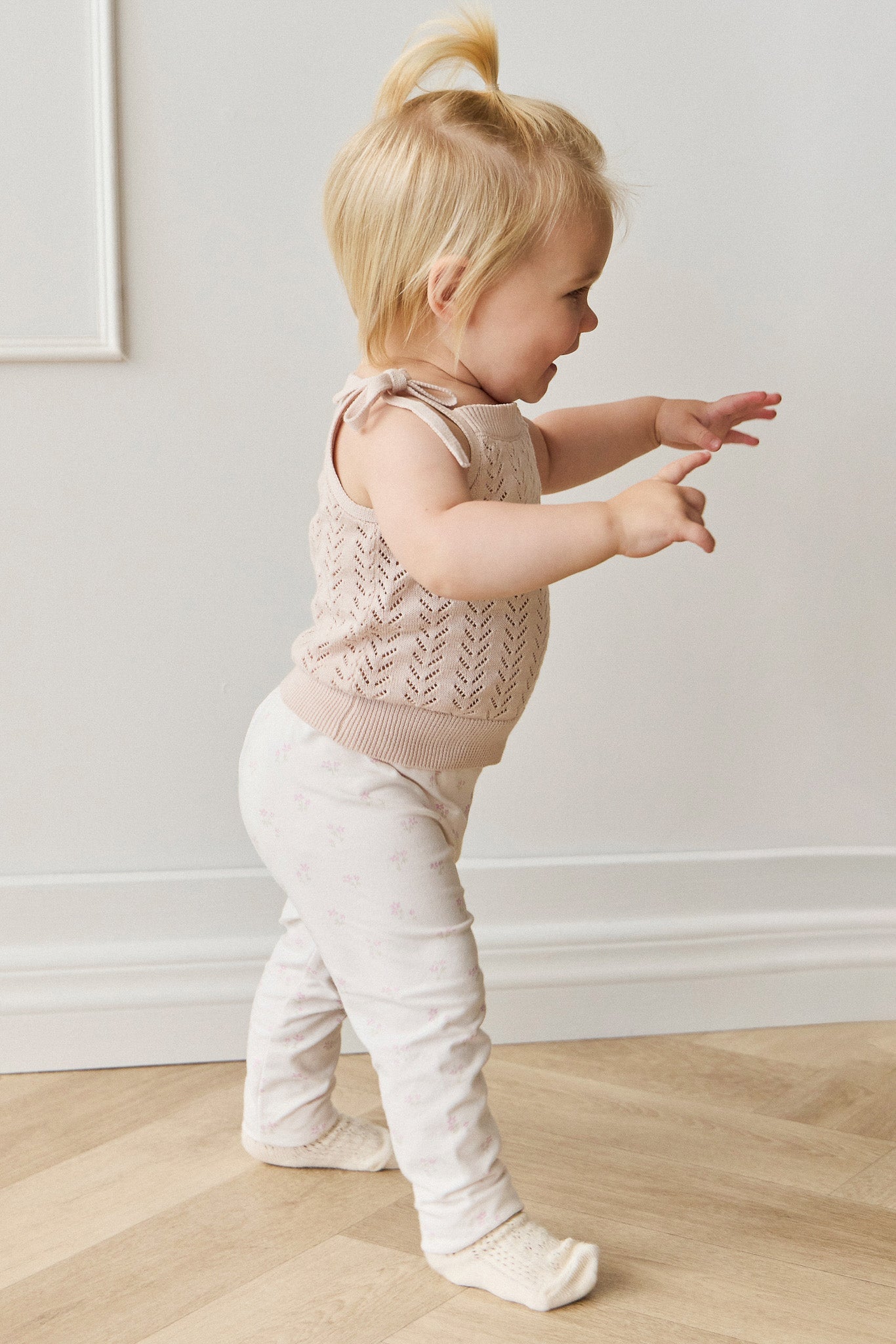 Organic Cotton Everyday Legging - Pauline Pink