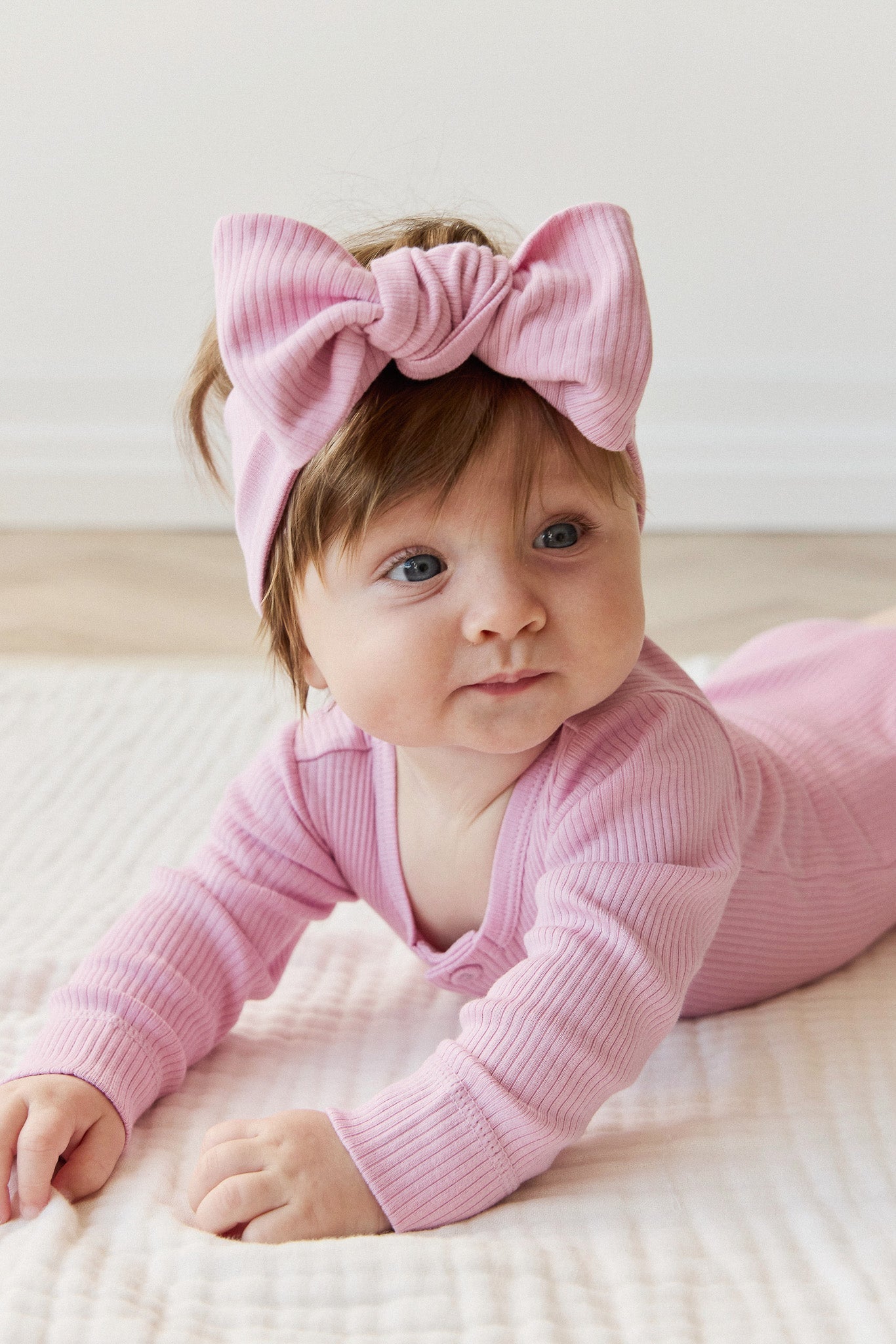 Organic Cotton Modal Lilian Headband - Dahlia