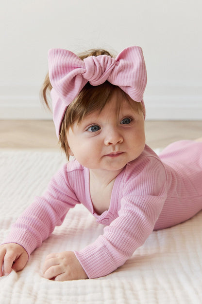 Organic Cotton Modal Lilian Headband - Dahlia