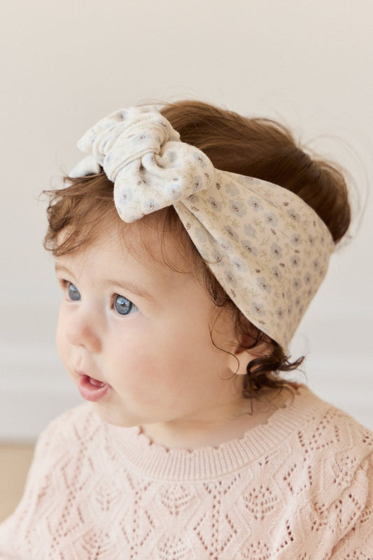 Organic Cotton Headband - Penelope Evening Haze