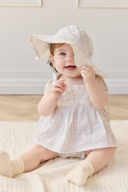 Organic Cotton Noelle Hat - Marguerite Egret