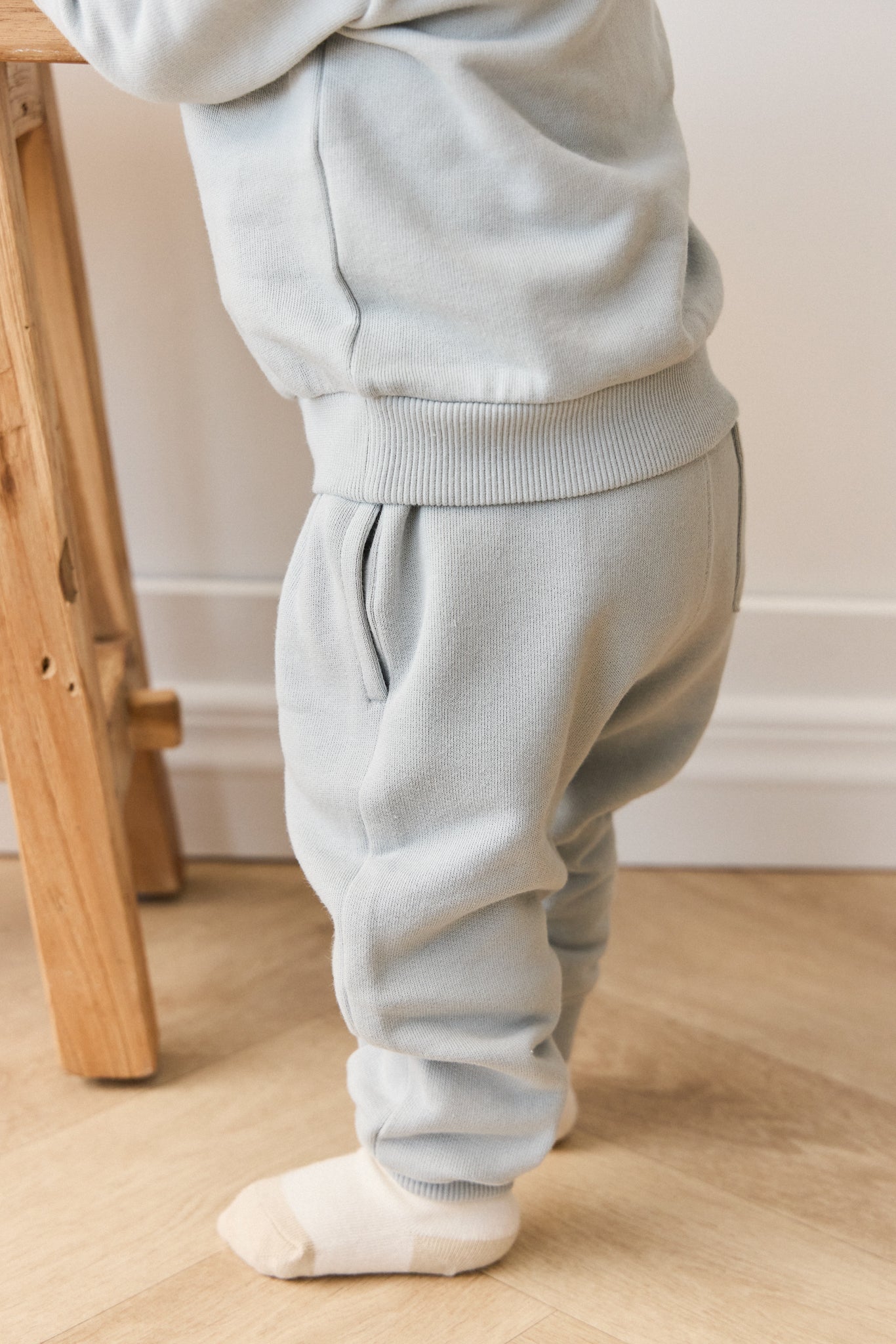 Organic Cotton Dominic Track Pant - Coast