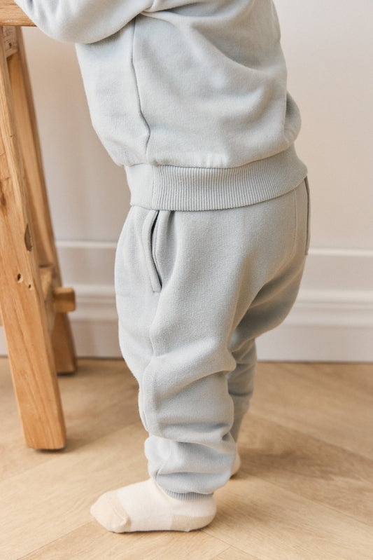 Organic Cotton Dominic Track Pant - Coast