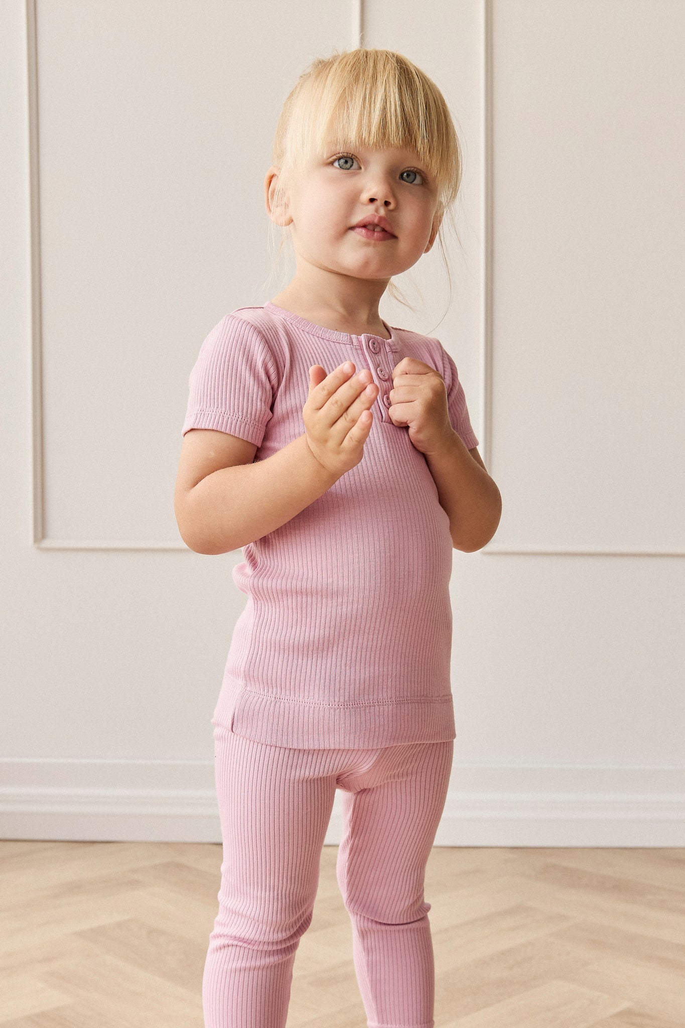 Organic Cotton Modal Everyday Legging - Dahlia