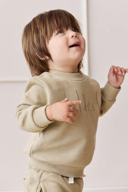 Organic Cotton Dominic Sweatshirt - Pampas Wildest