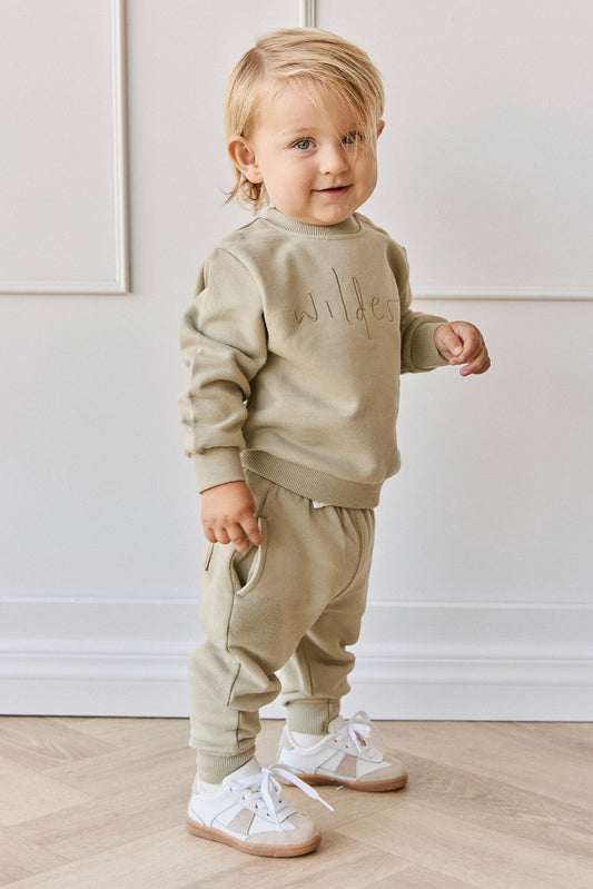 Organic Cotton Dominic Track Pant - Pampas