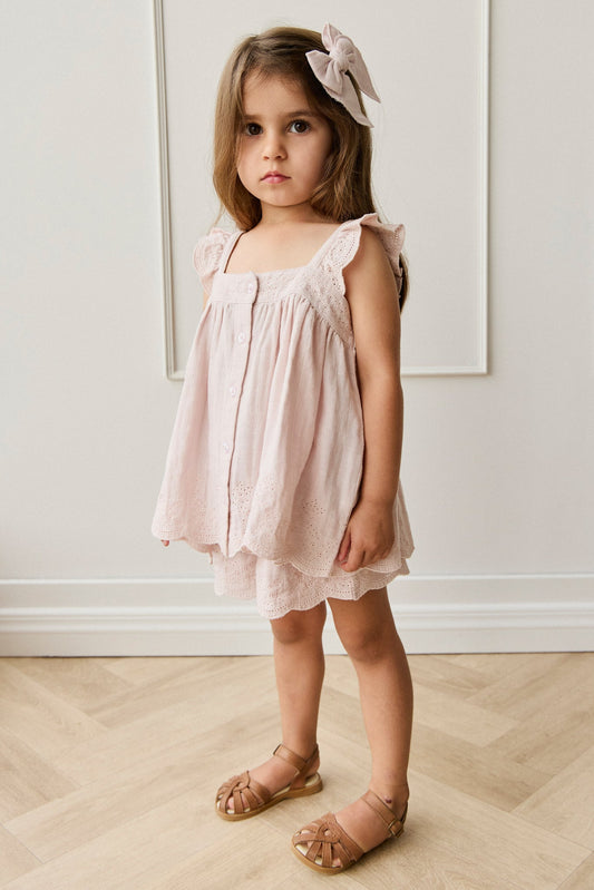 Organic Cotton Muslin Anja Short - Pale Lilac