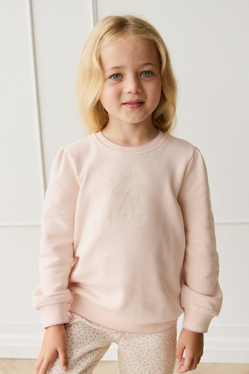 Organic Cotton Monroe Sweatshirt - Morganite Cerise