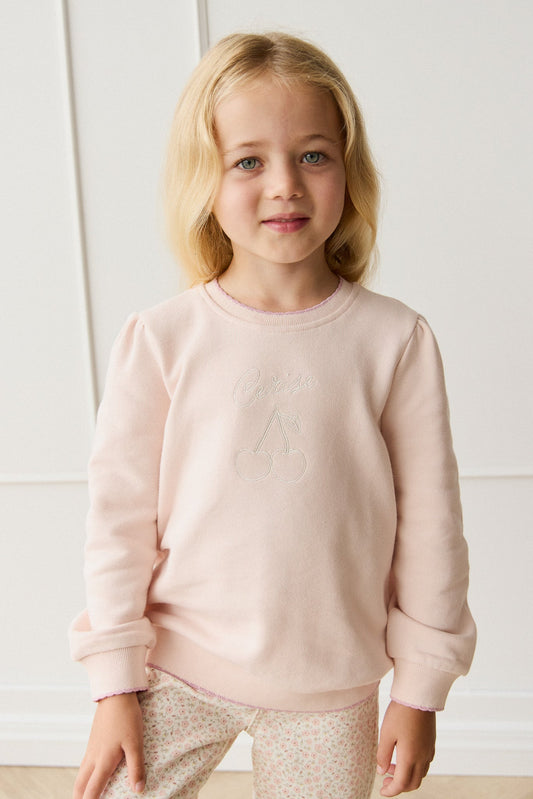 Organic Cotton Monroe Sweatshirt - Morganite Cerise