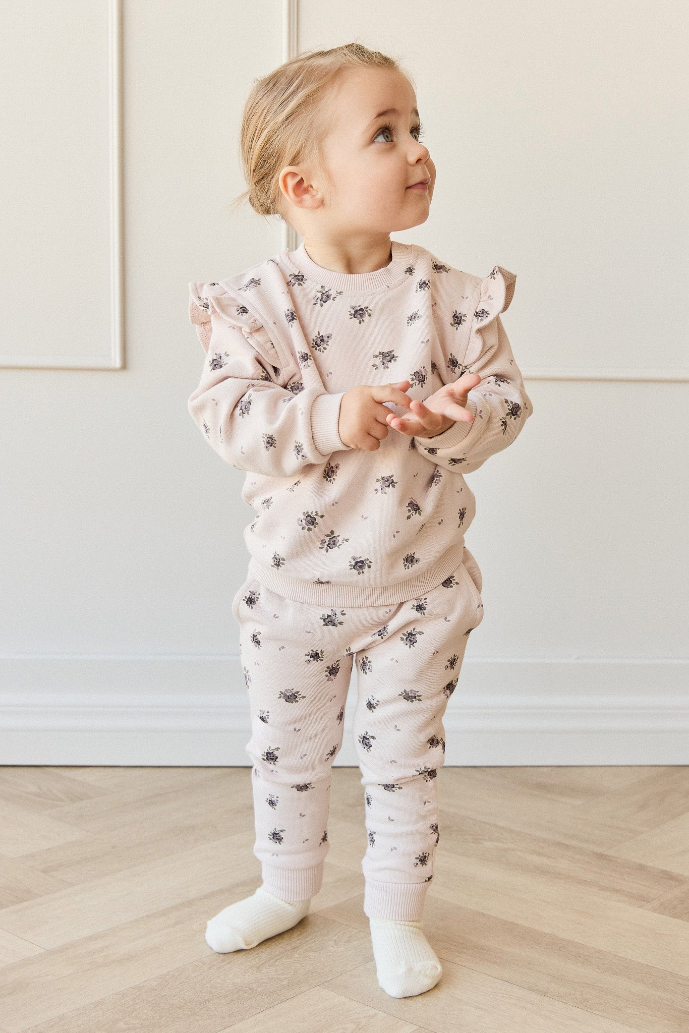 Organic Cotton Lilith Track Pant - Simone Sheer Pink