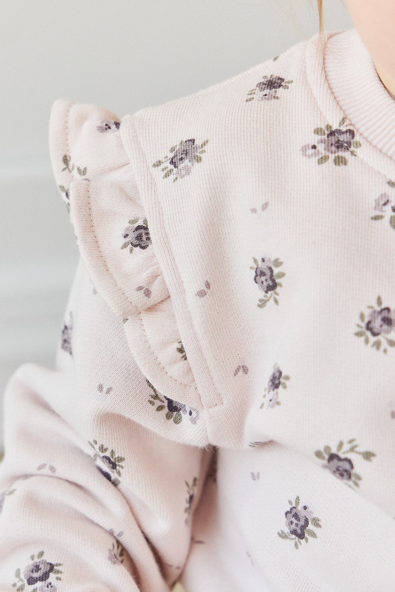 Organic Cotton Lilith Sweatshirt - Simone Sheer Pink