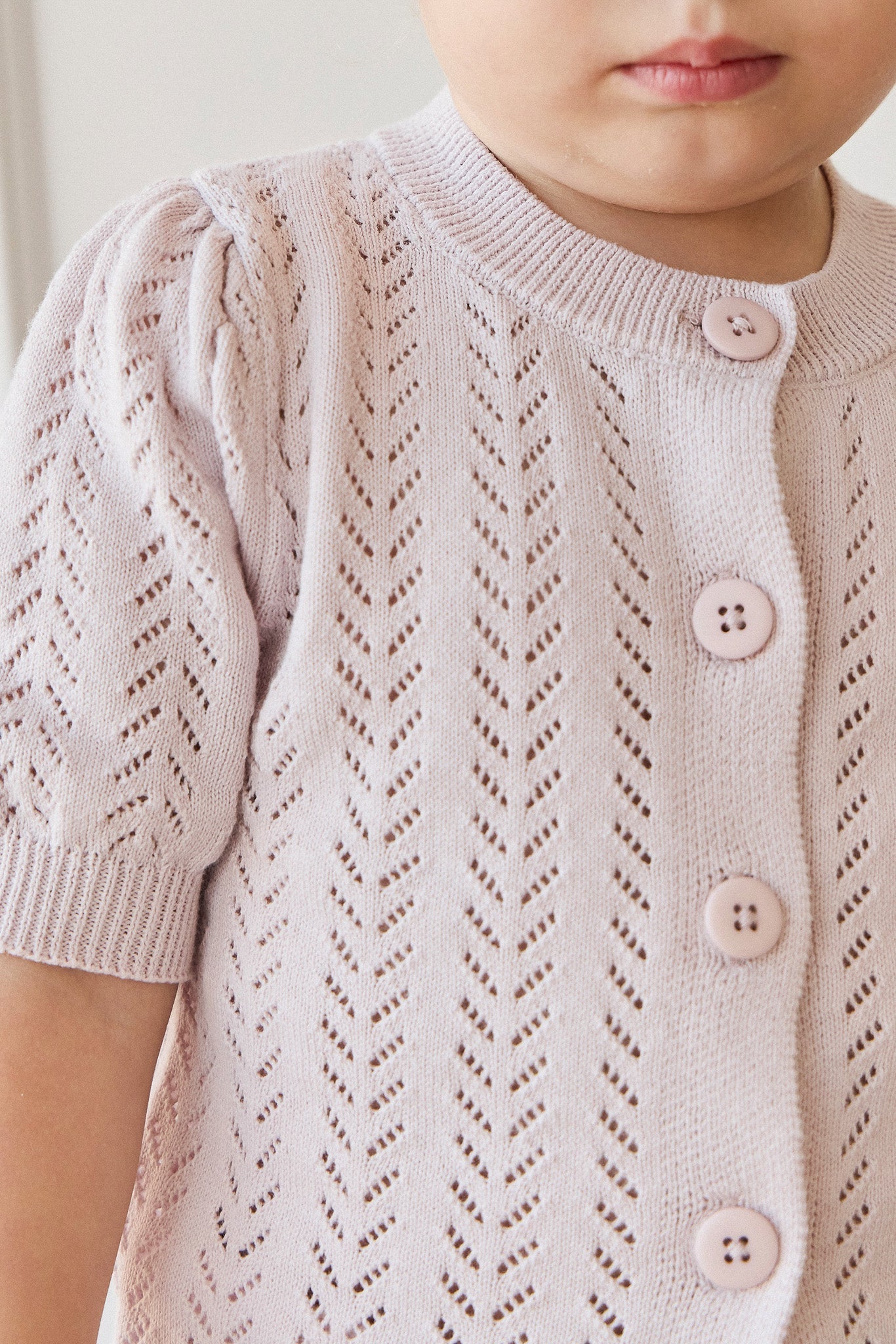 Aria Knitted Top - Pale Lilac