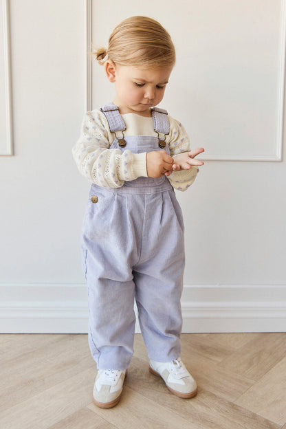 Blair Cord Overall - Lilac Dust