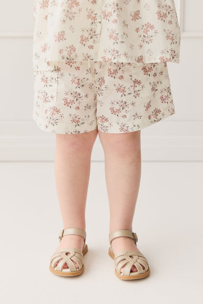 Organic Cotton Emelia Short - Selena Blush