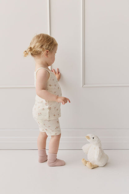Organic Cotton Everyday Bike Short - Emilia Egret