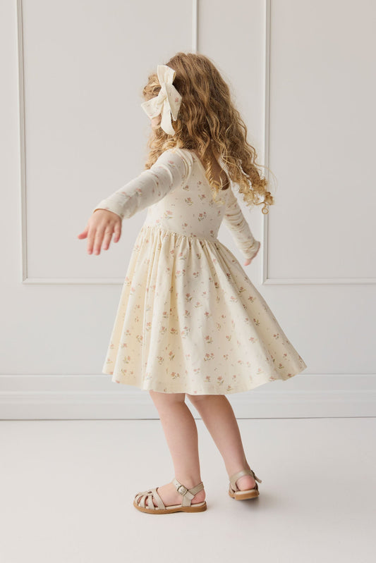 Organic Cotton Tallulah Dress - Emilia Egret