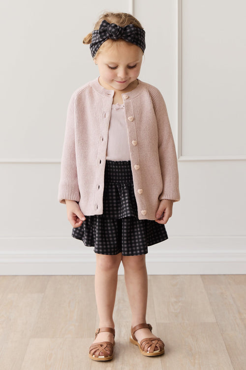 Organic Cotton Ruby Skirt - Gingham Night