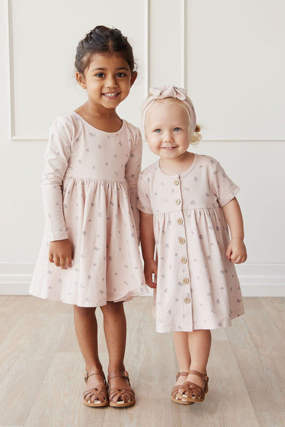 Organic Cotton Tallulah Dress - Meredith Violet