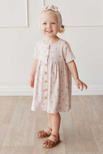 Organic Cotton Lola Dress - Meredith Violet