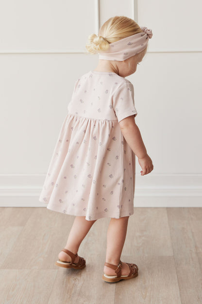 Organic Cotton Lola Dress - Meredith Violet