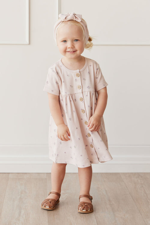 Organic Cotton Lola Dress - Meredith Violet