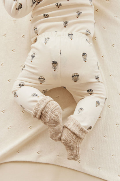Organic Cotton Everyday Legging - Montgolfiere Cloud
