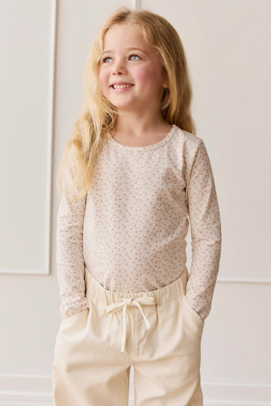 Organic Cotton Long Sleeve Top - Penelope Rose Small