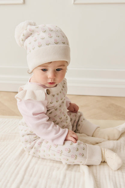 Savannah Onepiece - Olivia Jacquard Slightly Pink