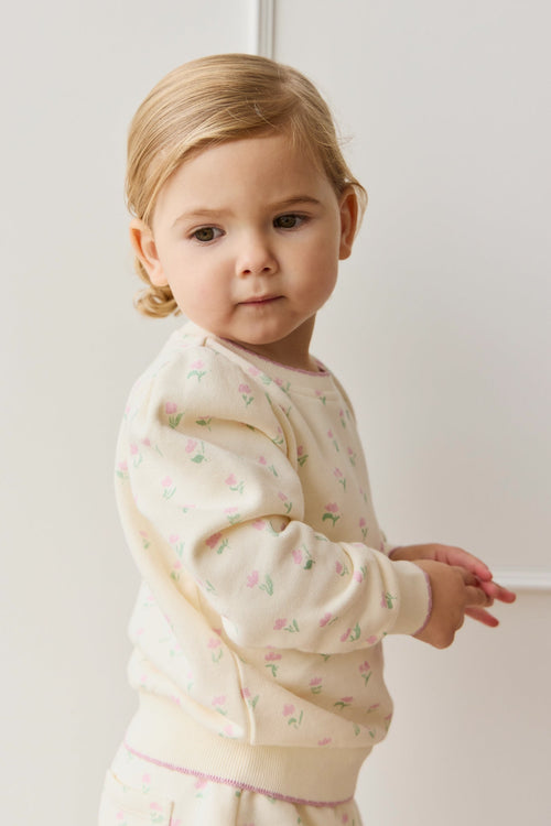 Organic Cotton Monroe Sweatshirt - Lila Pink