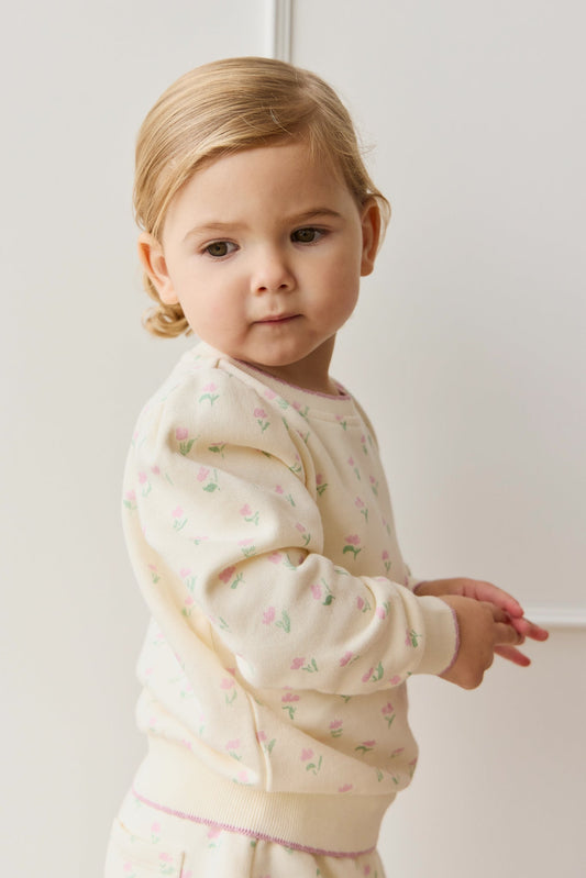 Organic Cotton Monroe Sweatshirt - Lila Pink
