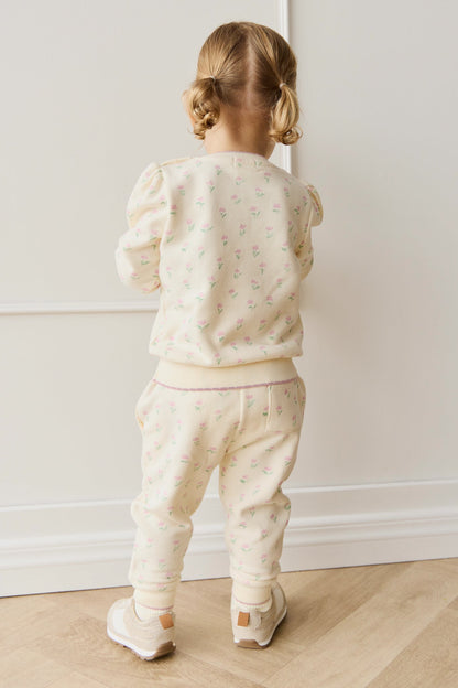 Organic Cotton Monroe Track Pant - Lila Pink
