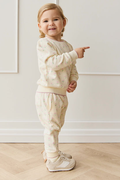Organic Cotton Monroe Track Pant - Lila Pink