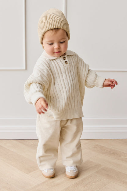 Wade Knitted Jumper - Cloud