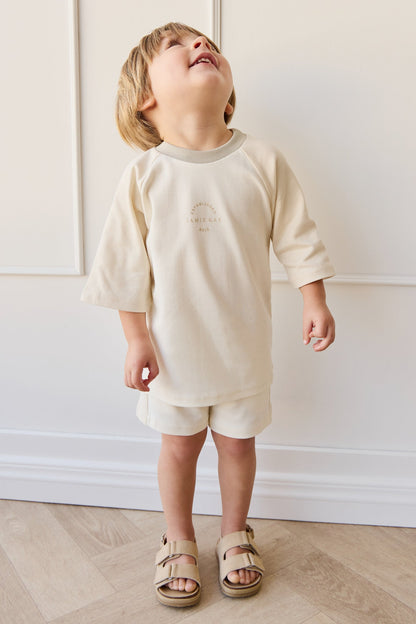 Pima Cotton Emmett Short - Cloud/Oat JK Established