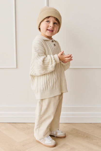 Wade Knitted Jumper - Cloud