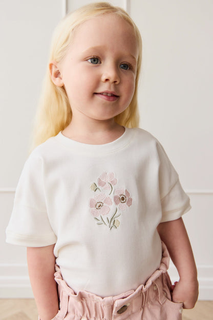 Pima Cotton Mimi Top - Parchment Penelope Rose Quartz