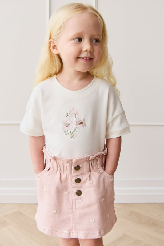 Briella Skirt - Petite Heart Peach