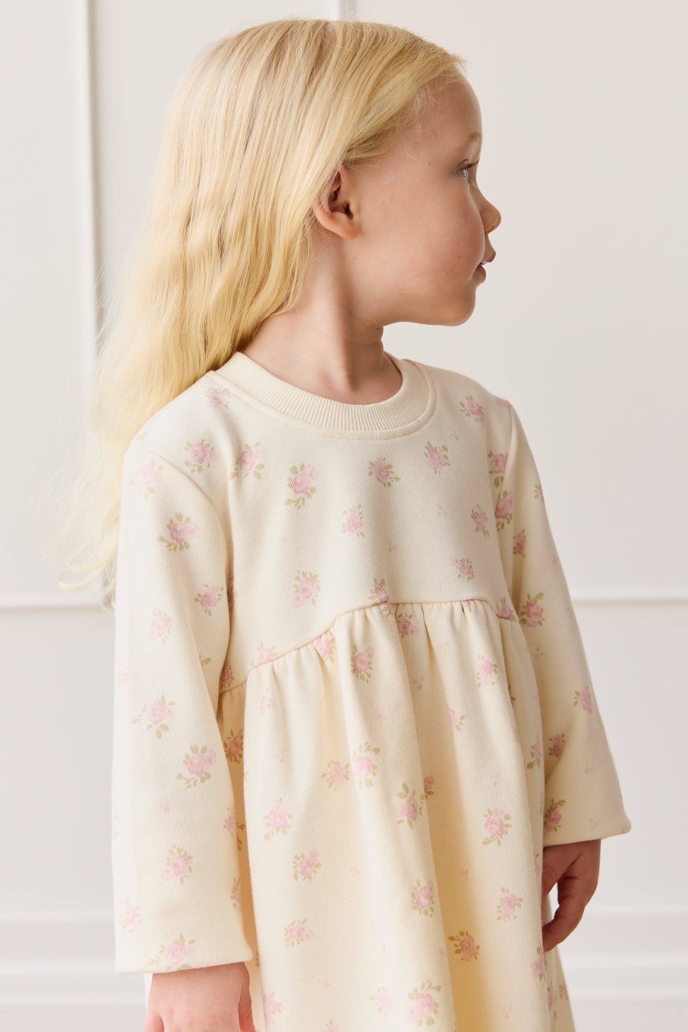 Organic Cotton Charlotte Dress - Simone Egret