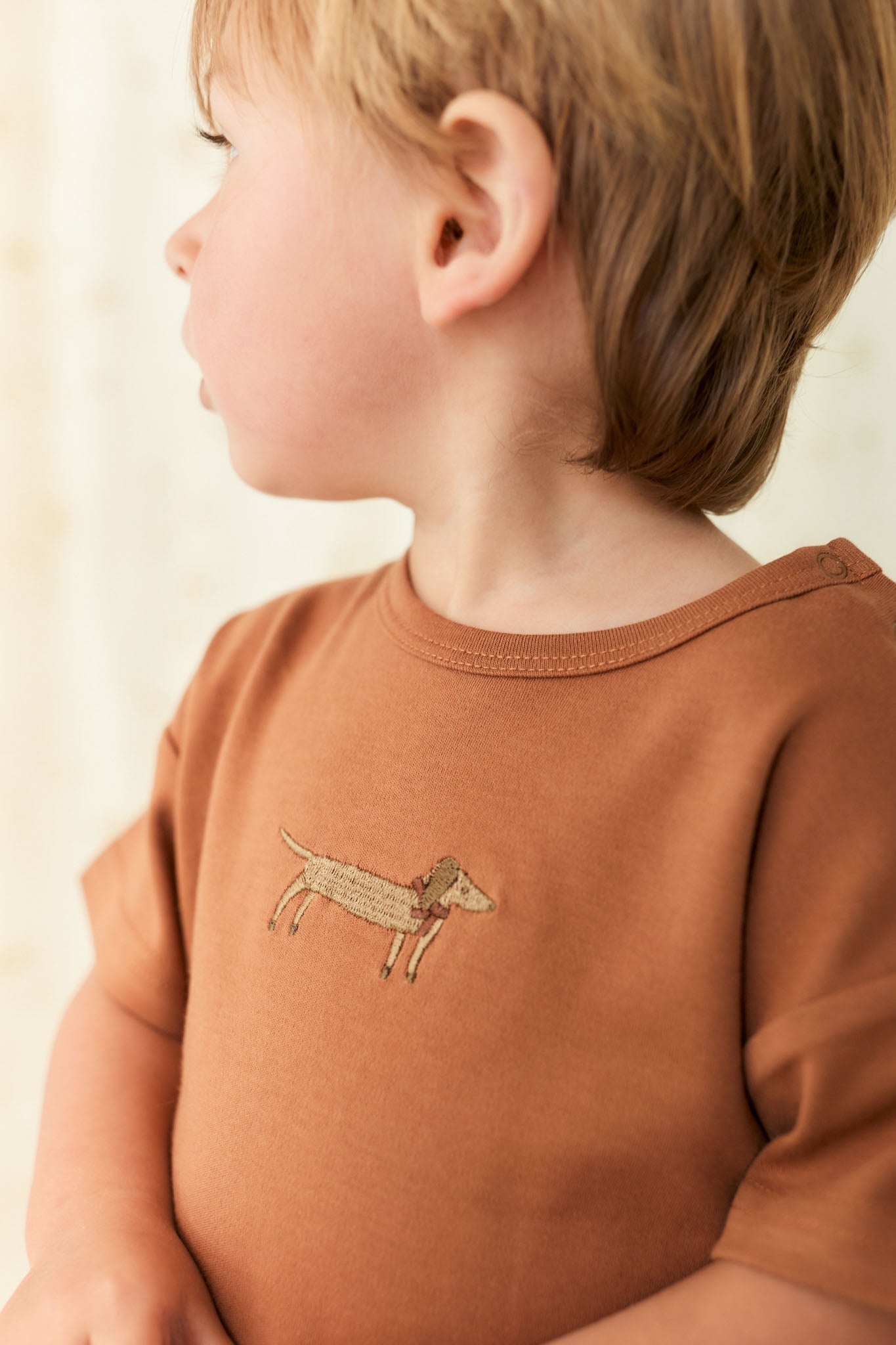 Pima Cotton Eddie T-Shirt - Spiced Cosy Basil