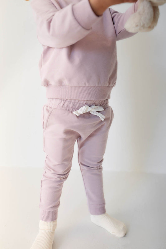 Organic Cotton Morgan Track Pant - Heather Haze
