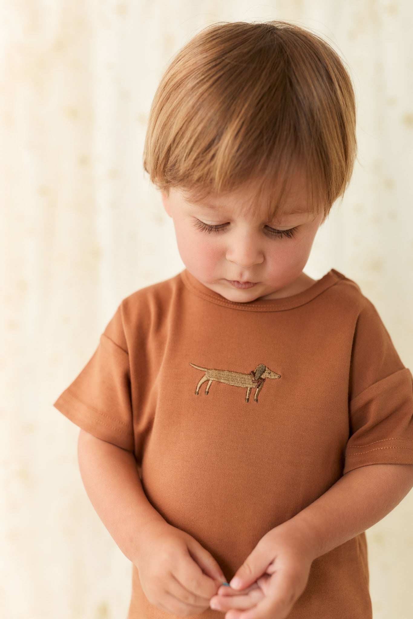 Pima Cotton Eddie T-Shirt - Spiced Cosy Basil